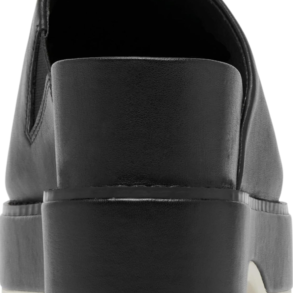 Sorel Women's Black Mules with White Accents - Picture 4 of 7